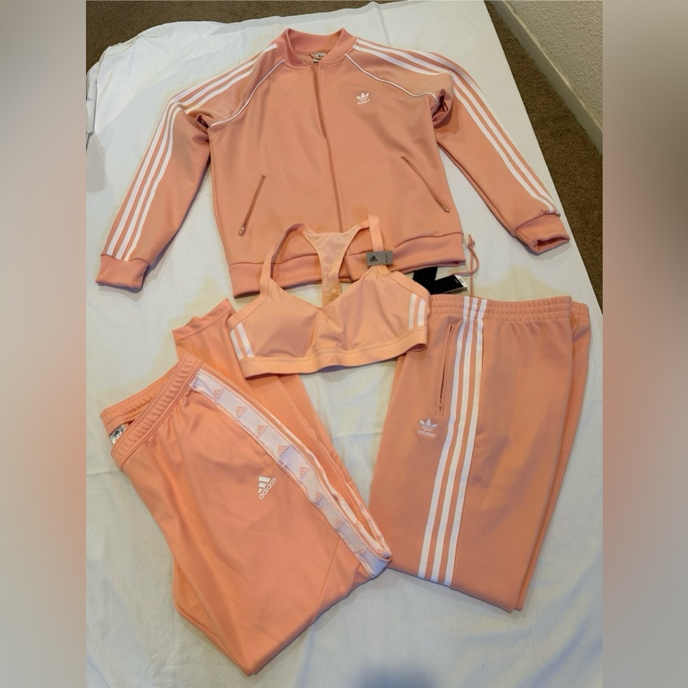 Adidas Track Set- Jacket/Top/Pants(2)